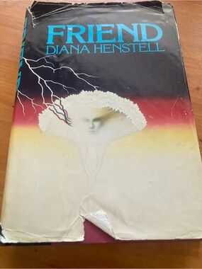 Friend by Diana Henstell — Illustrated Hardcover Book in Black and Cream Cover